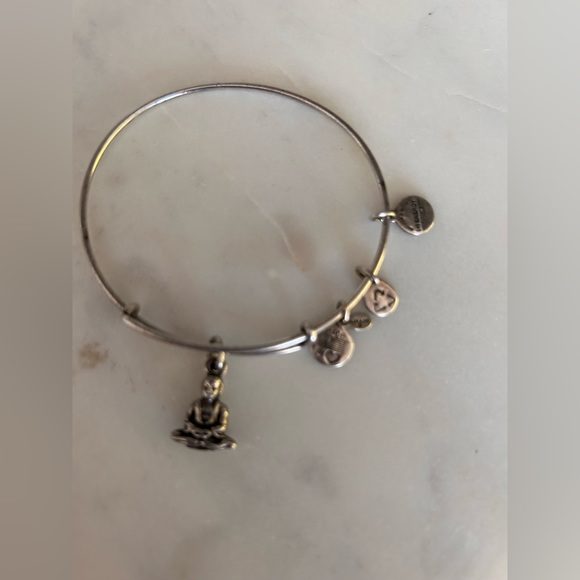 Alex and Ani Buddha bracelet SS pre-owned in very good condition - Picture 2 of 4